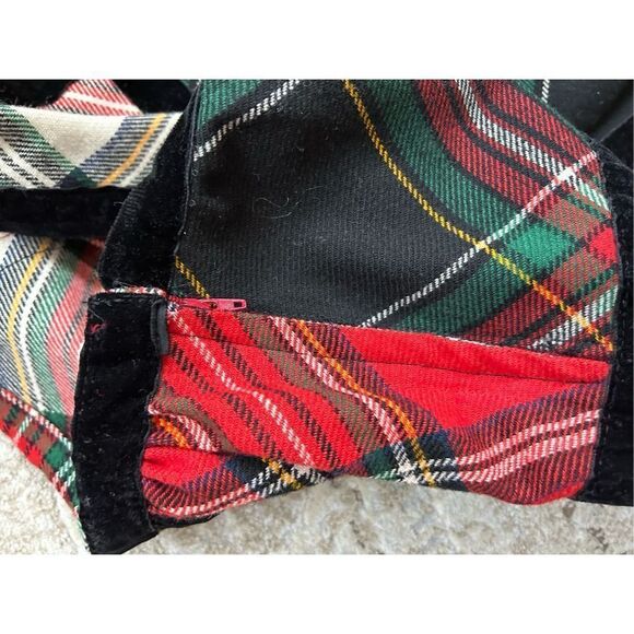 Vintage Bill Atkinson Glen of Michigan Plaid Patchwork Wool Maxi Skirt Size Smal - Picture 6 of 6